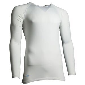 Precision Unisex Adult Essential Baselayer Long-Sleeved Sports Shirt / White
